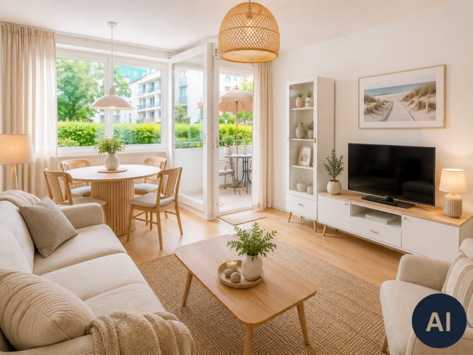 So k�nnte Ihr Wohnzimmer aussehen Erdgeschosswohnung Scharbeutz