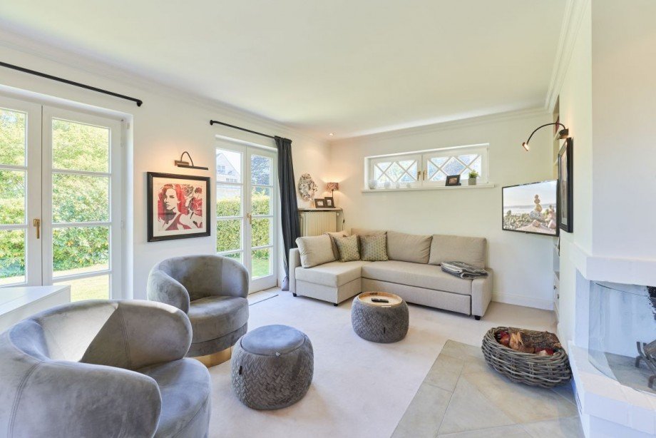 B�ro Kaminzimmer Haus Scharbeutz