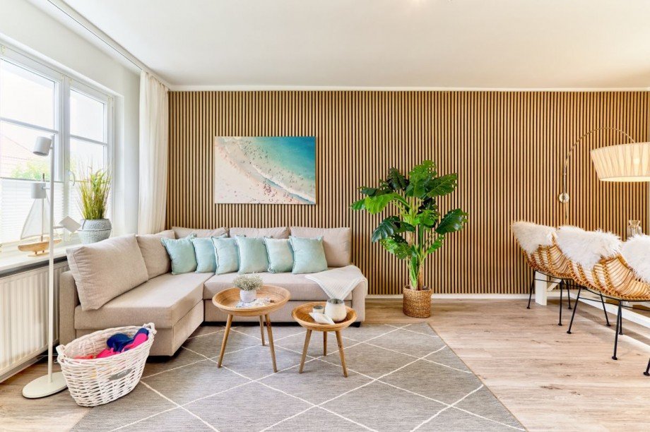 Wohnzimmer Beachhouse Haus Scharbeutz