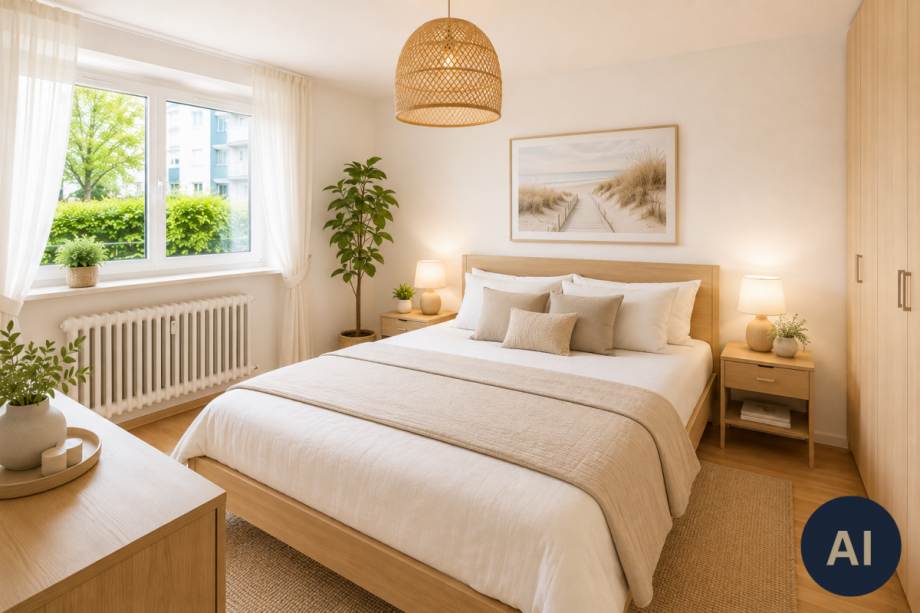 So k�nnte Ihre neues Schlafzimmer aussehen Erdgeschosswohnung Scharbeutz