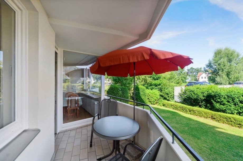Fr�hst�ck mit Morgensonne Erdgeschosswohnung Scharbeutz